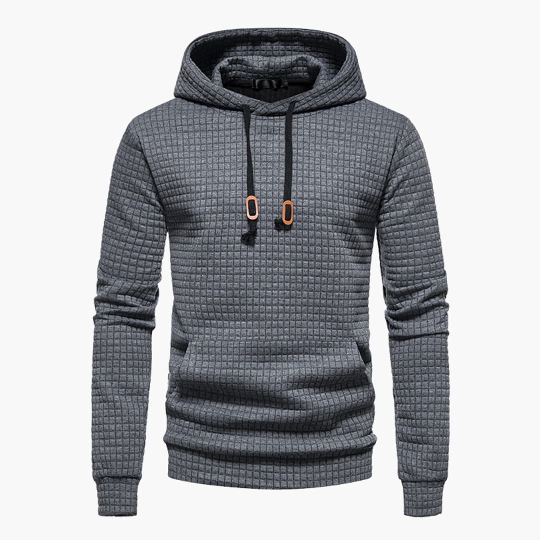 Zimowa Pikowana Bluza z Kapturem (Męska)