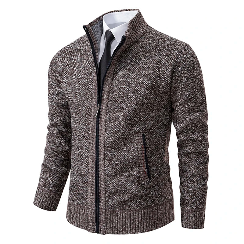 Zimowy Sweter Zapinany na Zamek (Męski)