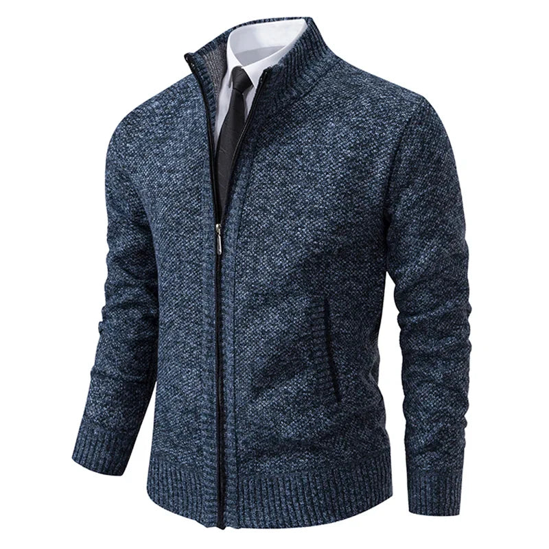 Zimowy Sweter Zapinany na Zamek (Męski)