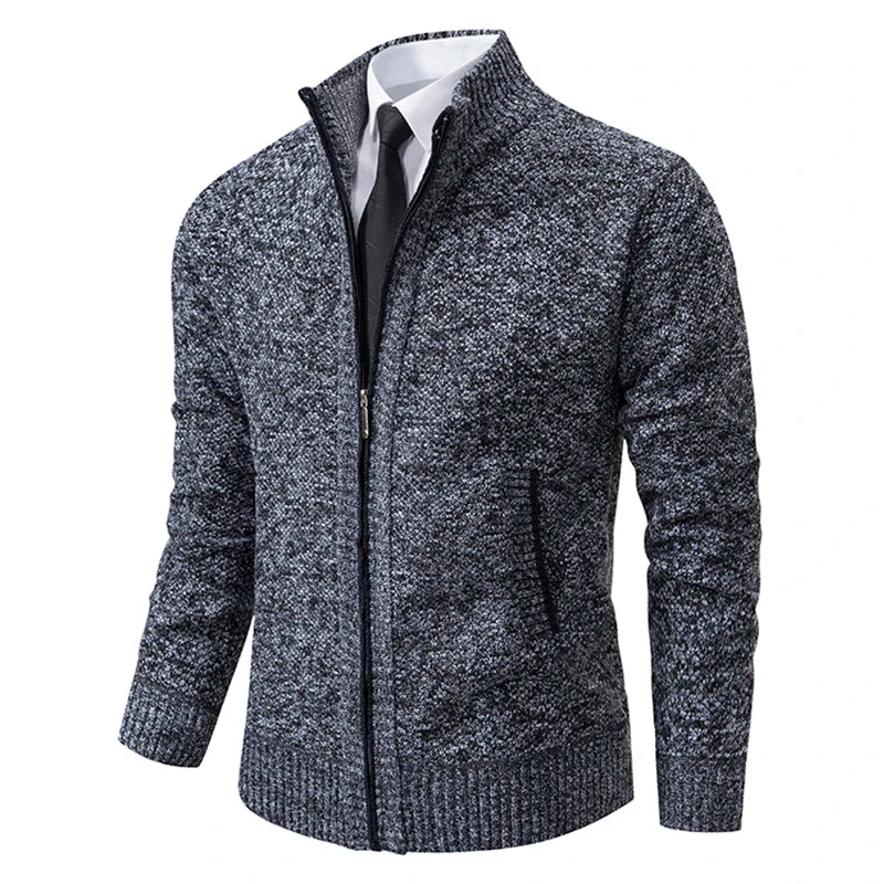 Zimowy Sweter Zapinany na Zamek (Męski)