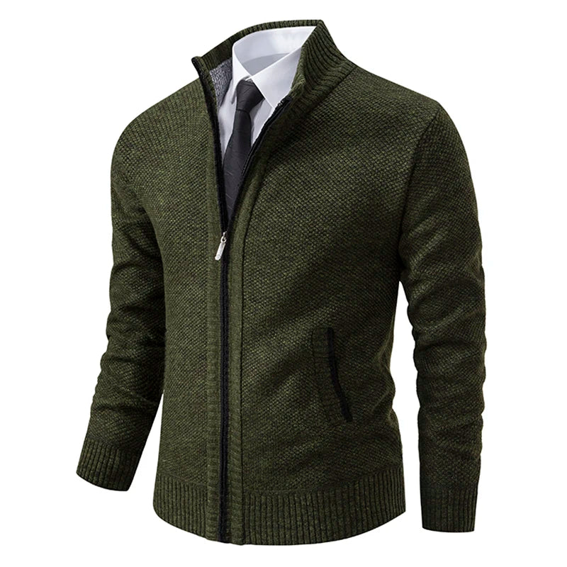 Zimowy Sweter Zapinany na Zamek (Męski)