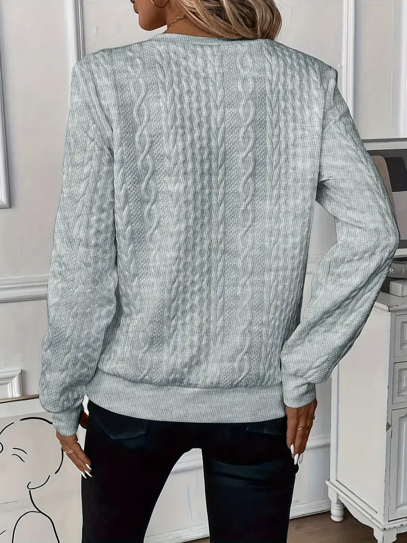 Elegancki sweter z zamkiem błyskawicznym dla kobiet