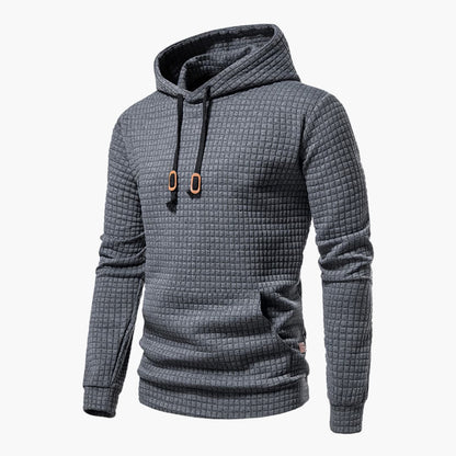Zimowa Pikowana Bluza z Kapturem (Męska)