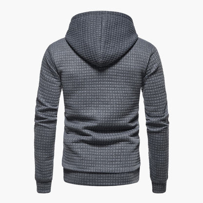 Zimowa Pikowana Bluza z Kapturem (Męska)