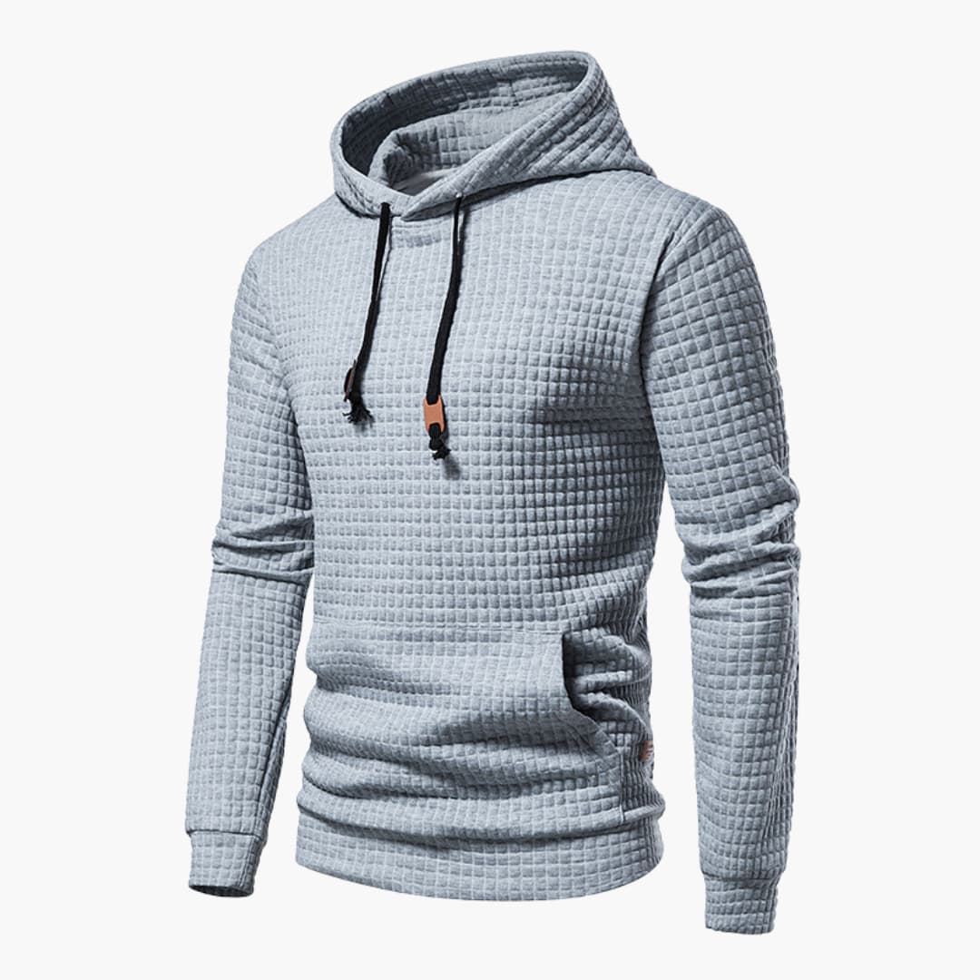 Zimowa Pikowana Bluza z Kapturem (Męska)