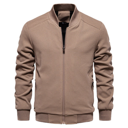 Brown jacket on a white background