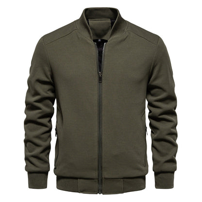 Green jacket on a white background