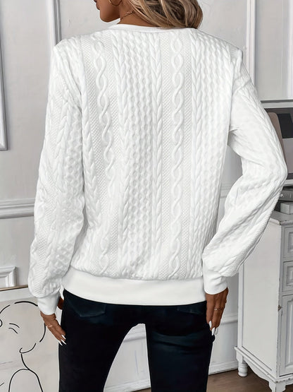 Elegancki sweter z zamkiem błyskawicznym dla kobiet