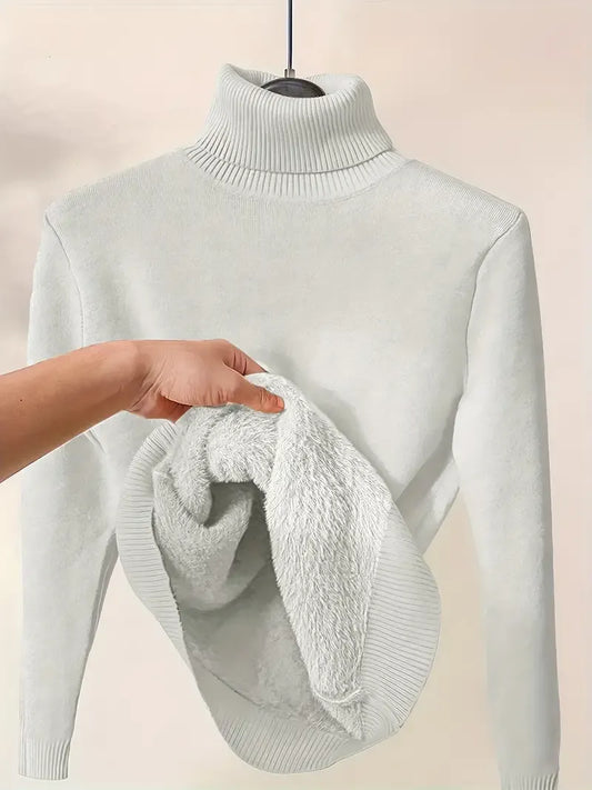 Klasyczny i elegancki zimowy golf dla kobiet